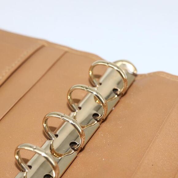 GUCCI Day Planner Cover Leather Beige Gold 031 4463 1067 Auth 158975 - Picture 10 of 16